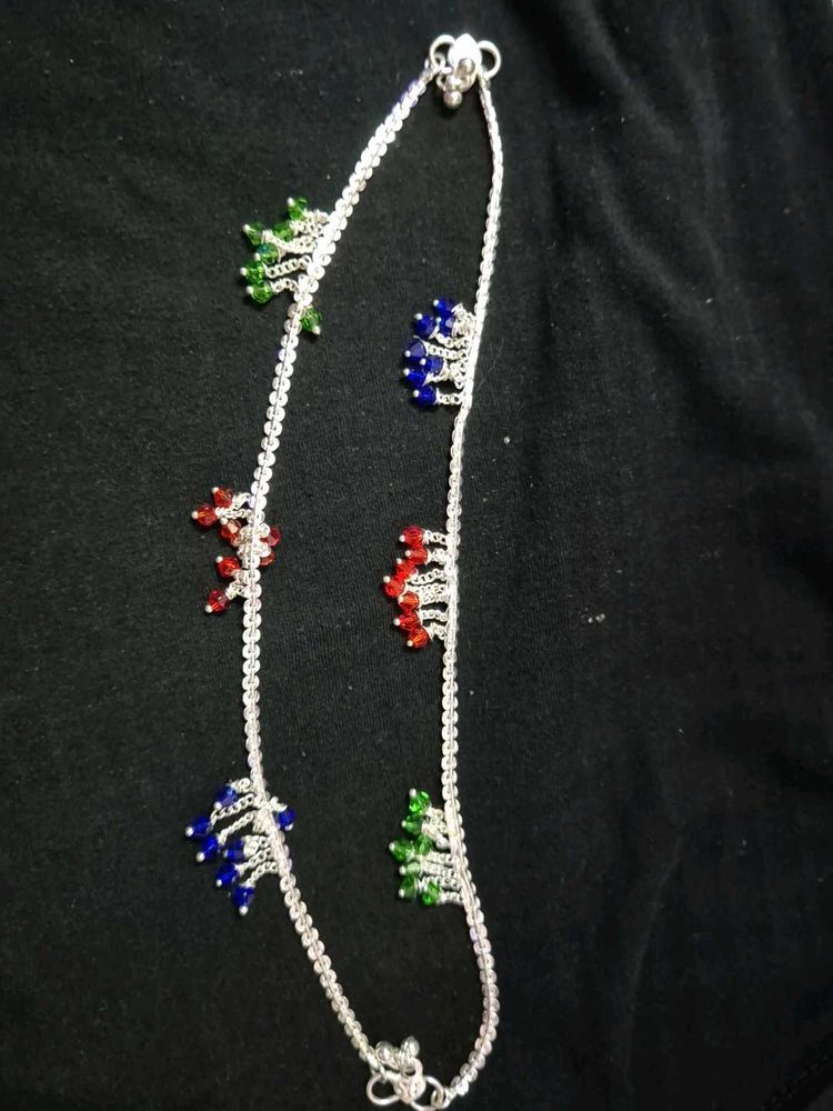 Anklet with Colorful Beads