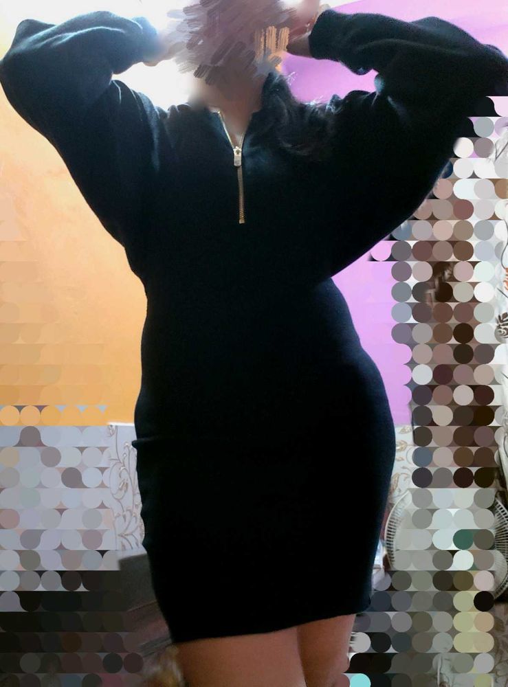 Black Bodycon Mini Dress