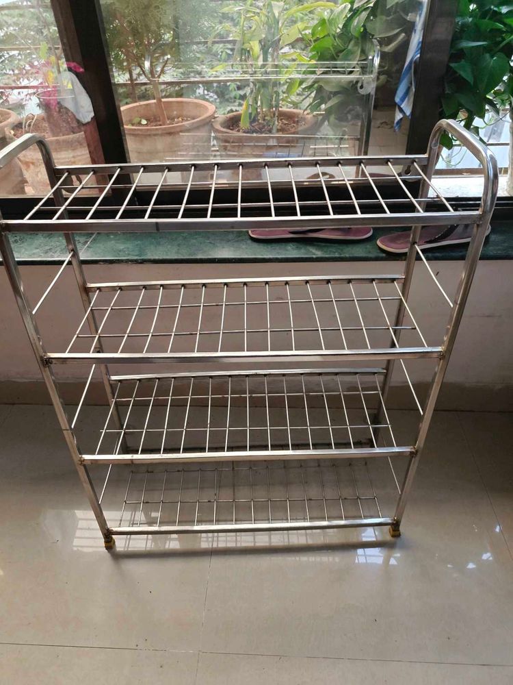 4-Tier Stainless Steel Rack
