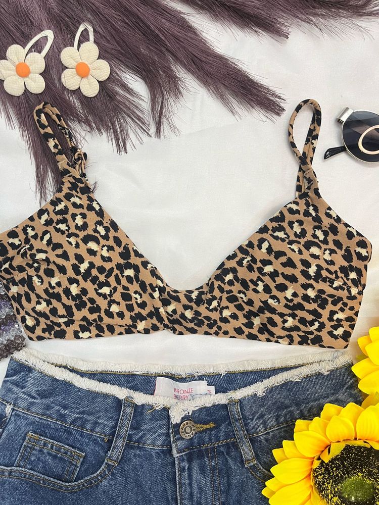 Leopard Print Bralette