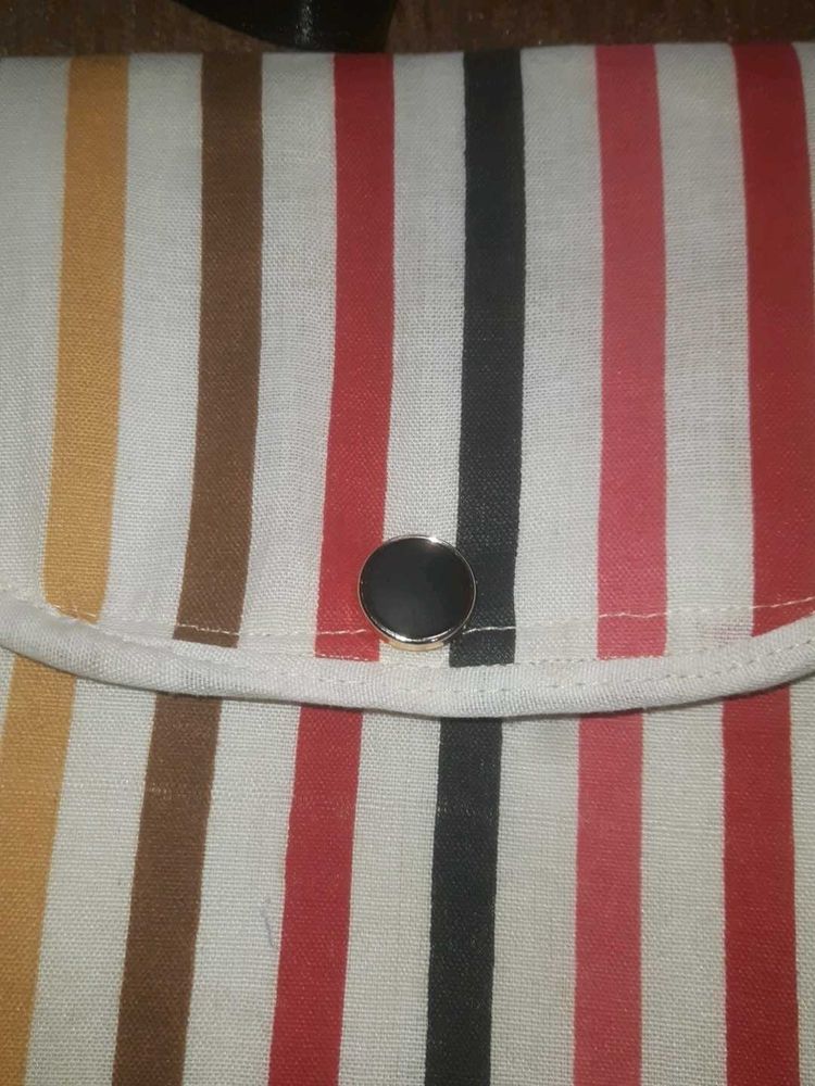 Striped Crossbody Bag