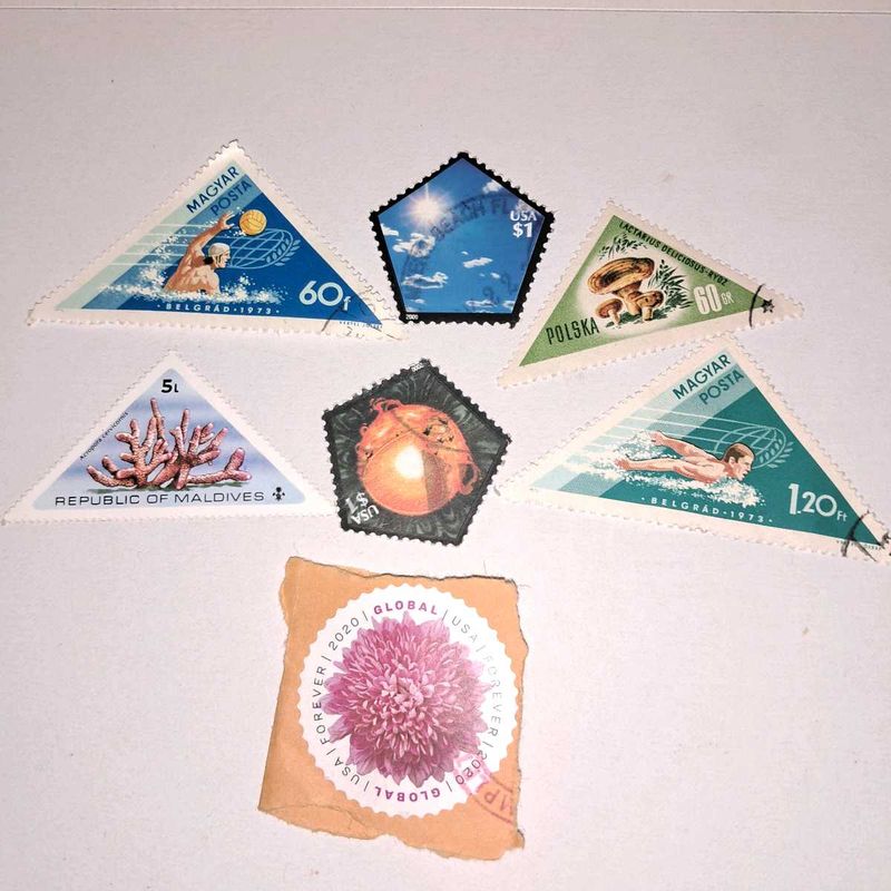 Rare set of Special shaped Stamps