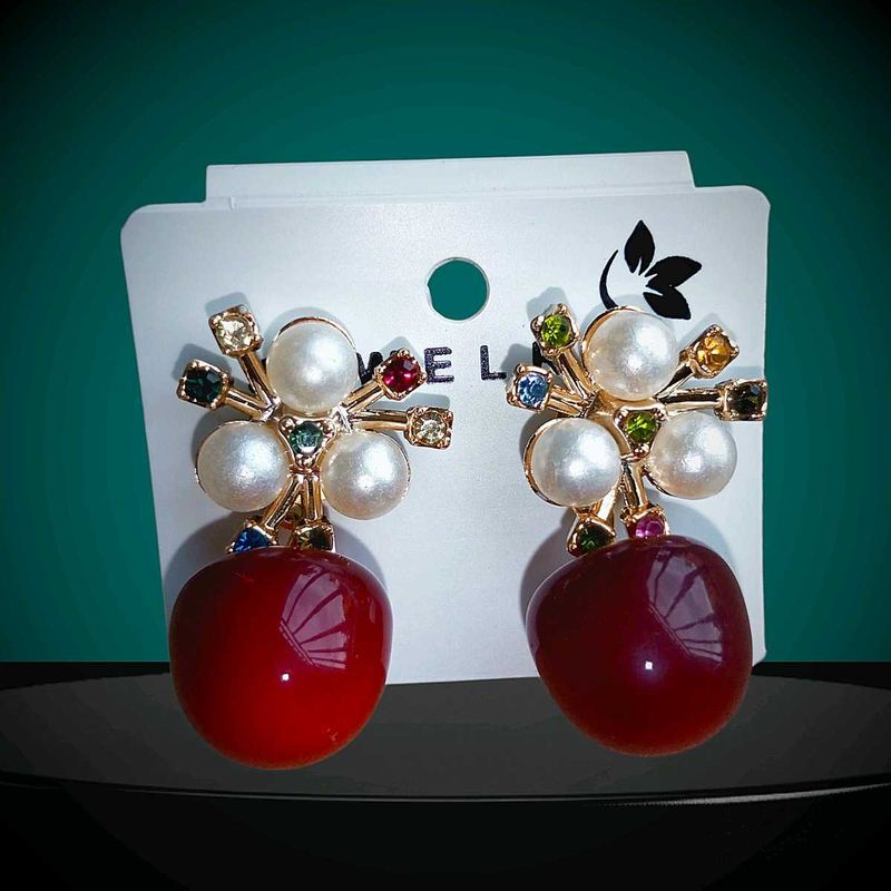 Cherry Drop Earrings