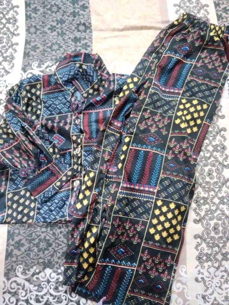 Patterned Co Rd Set