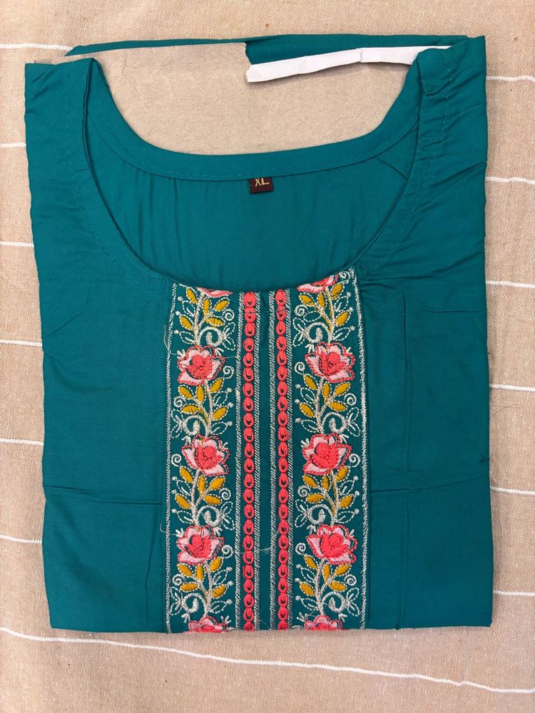 Elegant Embroidered Kurta