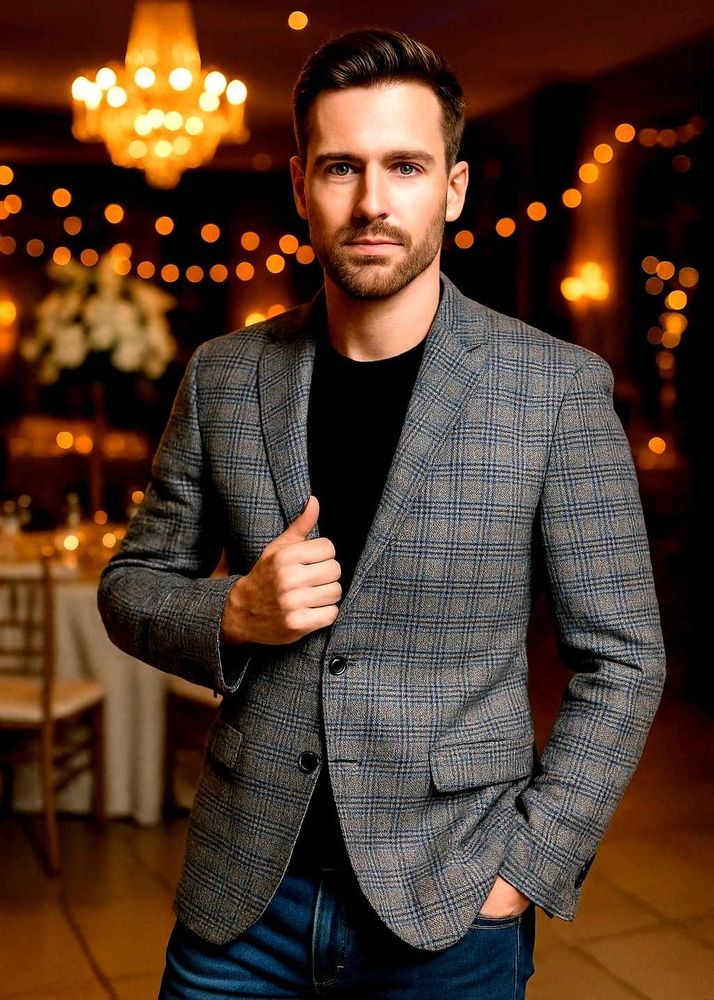 Stylish Checks Blazer