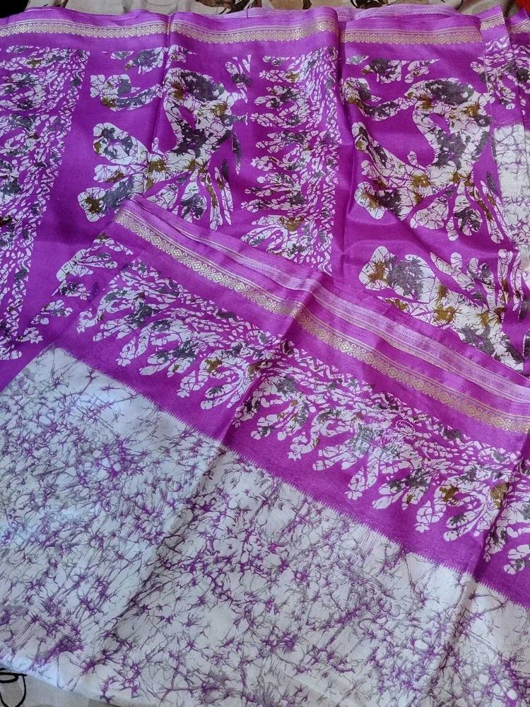 New BAITIK Printed Saree