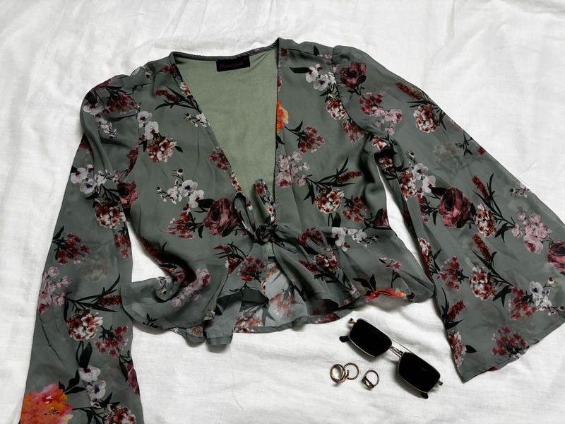 Floral Print Top