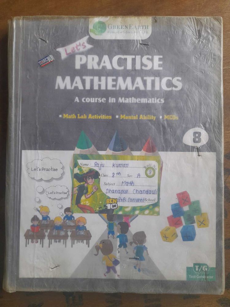 Class 8 Mathematics Textbook