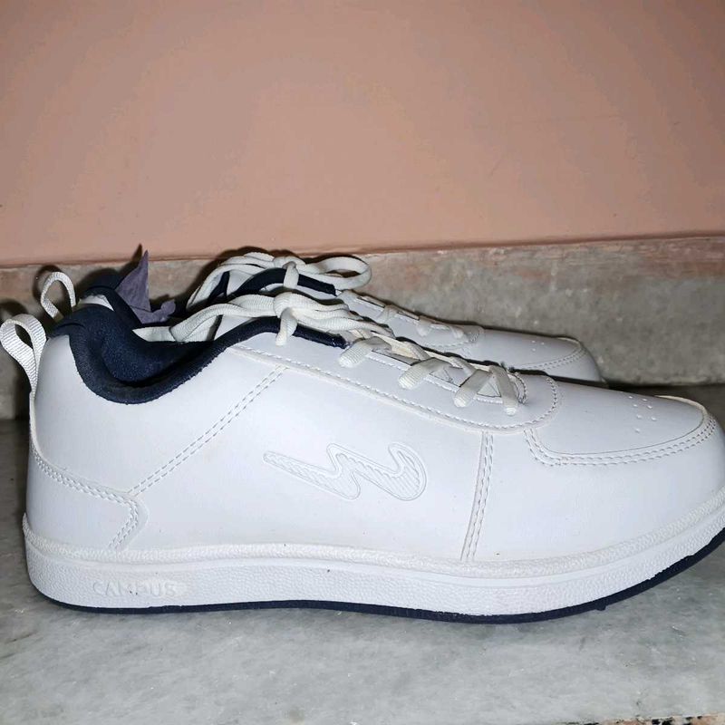 Campus White Casual Shoes