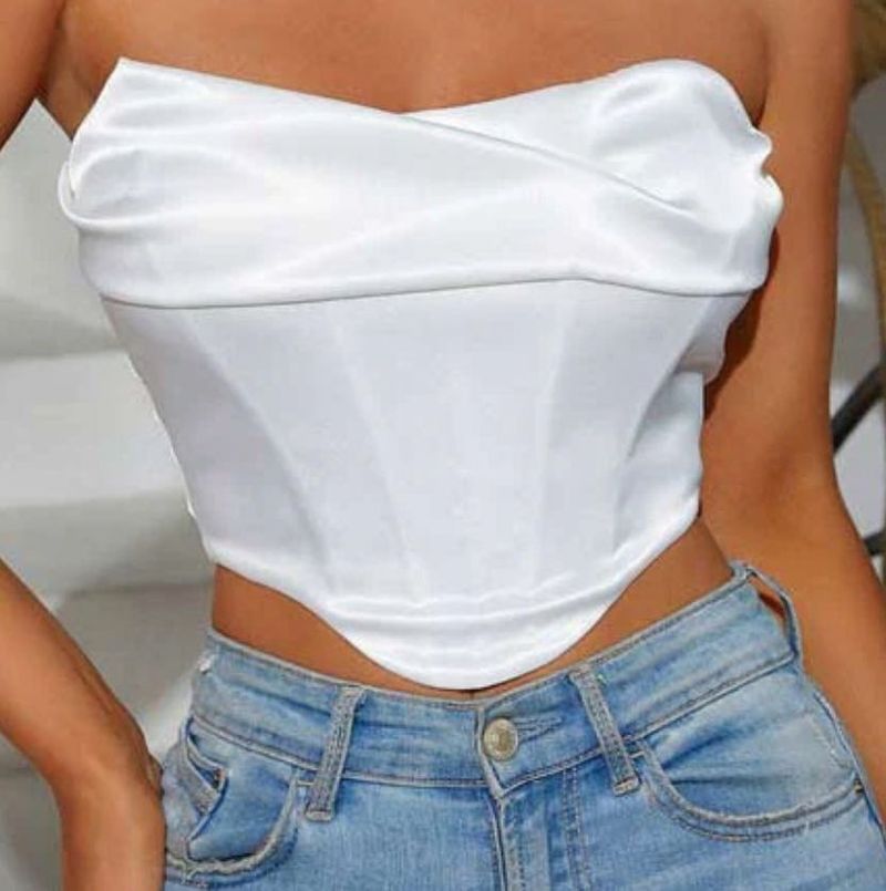 White Corset Top