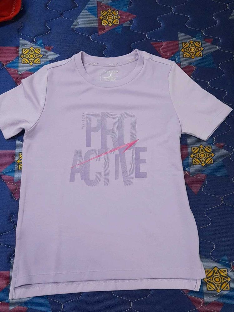 Van Huesen Pro Active Lavender T-shirt
