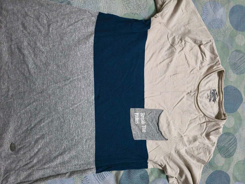 Roadster Men&#39;s L 40 T Shirt For Men Cotton Blend