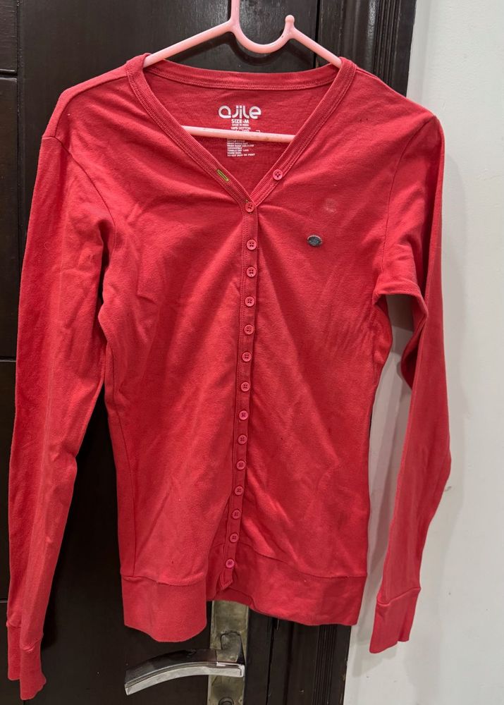 Ajile Button Down Top