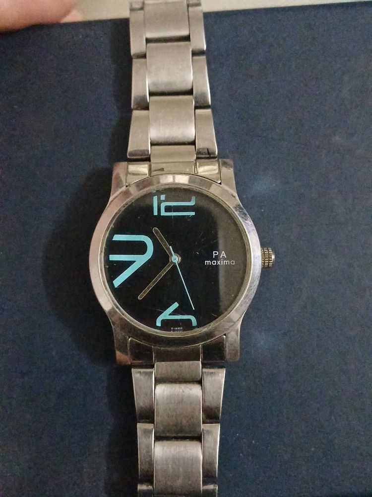 Maxima Silver Watch
