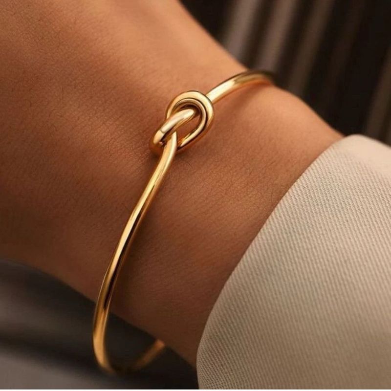 Knot Bangle Bracelet Anti-tarnish