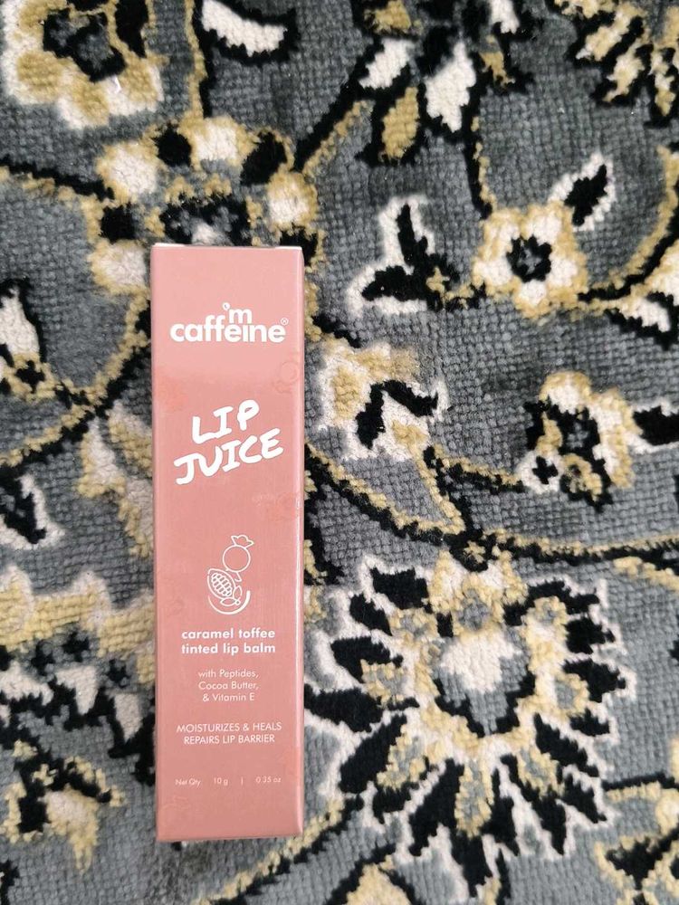 Mccafine Lip Juice Caramel Toffee Tinted Lipbalm