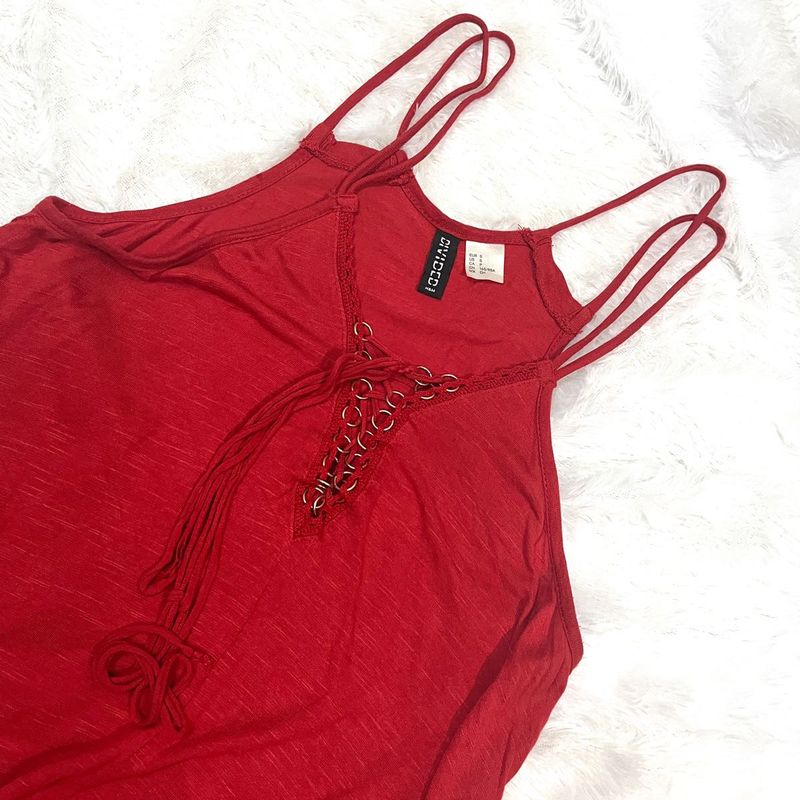 Red Strap Top💋