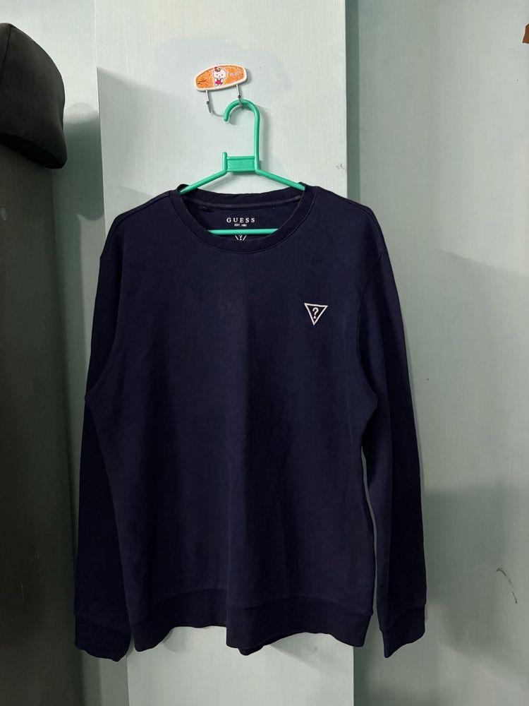 Guess Navy Blue Sweater