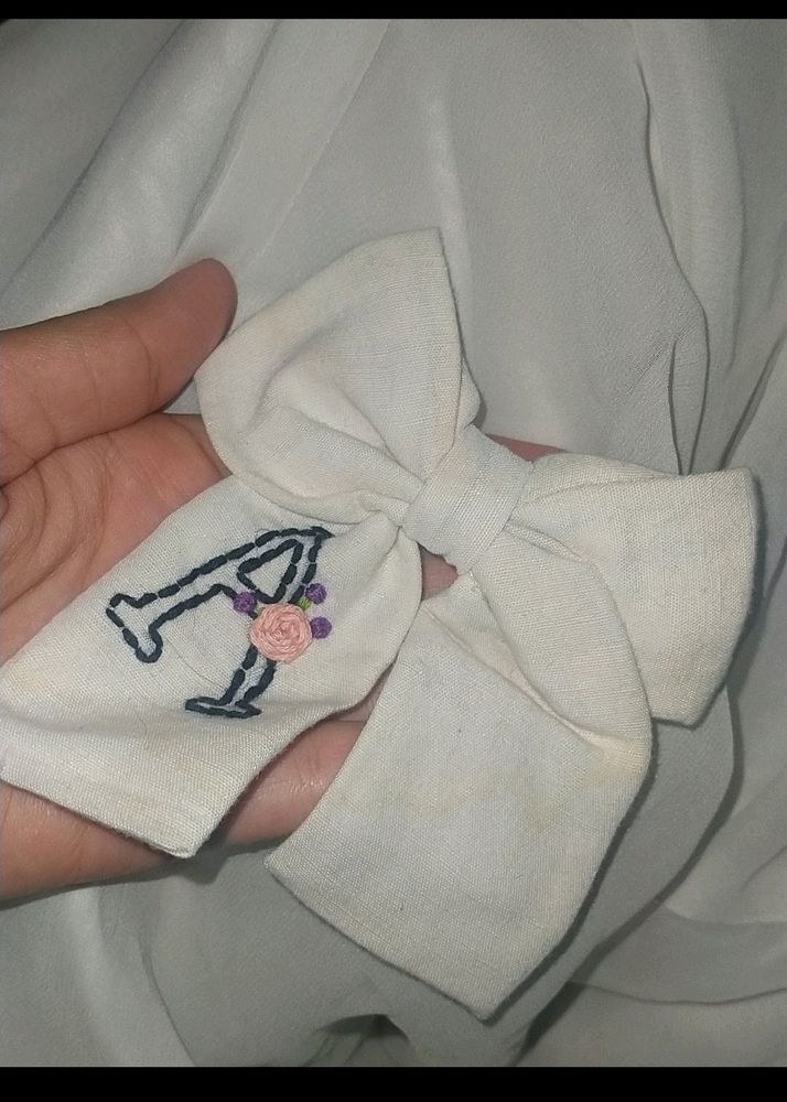 Alphabet Hair Bow