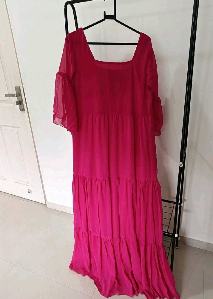 Pink Long Maxi Dress💞