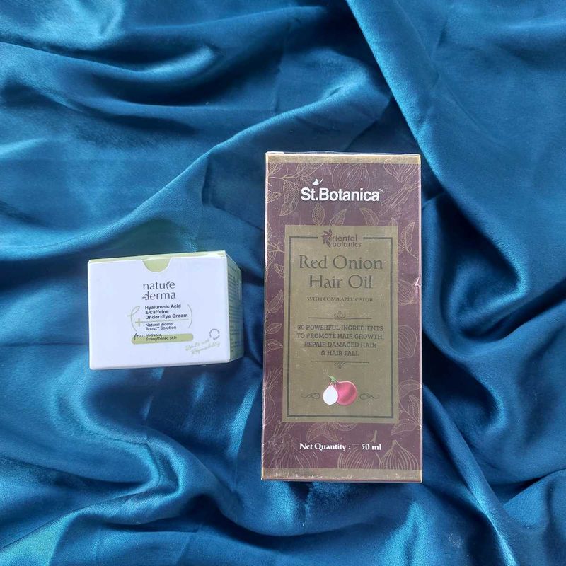 Eye Cream &amp; Hair Oil Combo