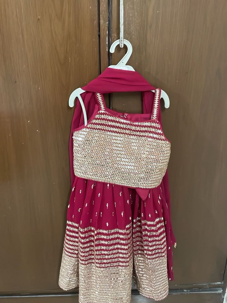 Soft Comfortable Baby Girl Lehenga