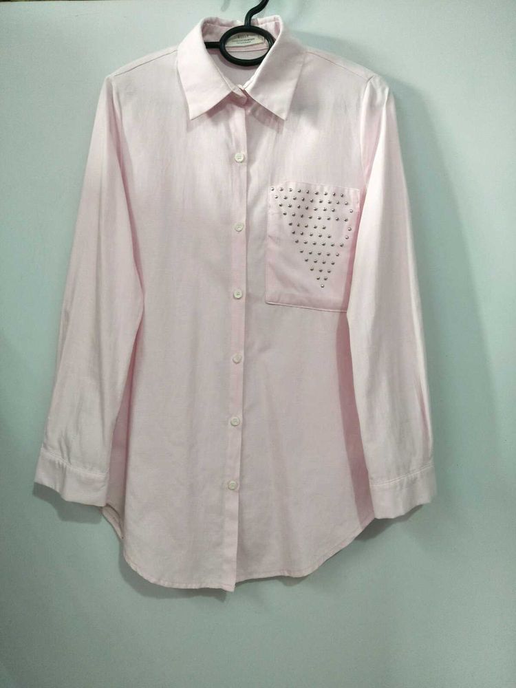 Pink Button Down Shirt