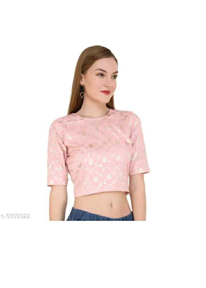 Stylish Pink Crop Top
