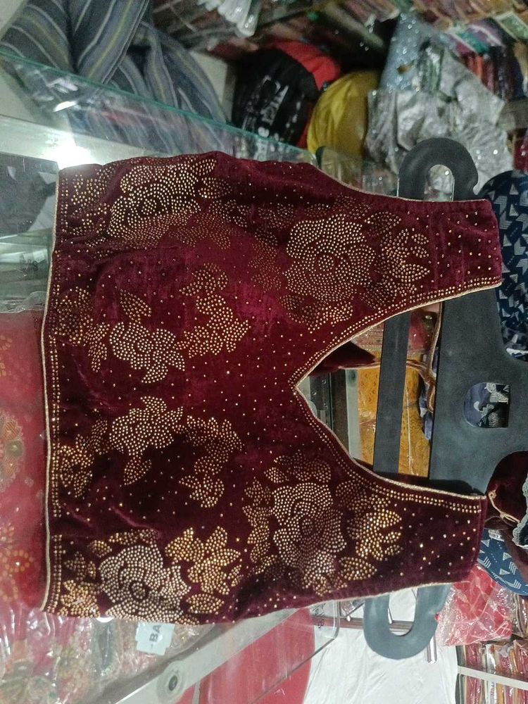 Elegant Maroon Blouse