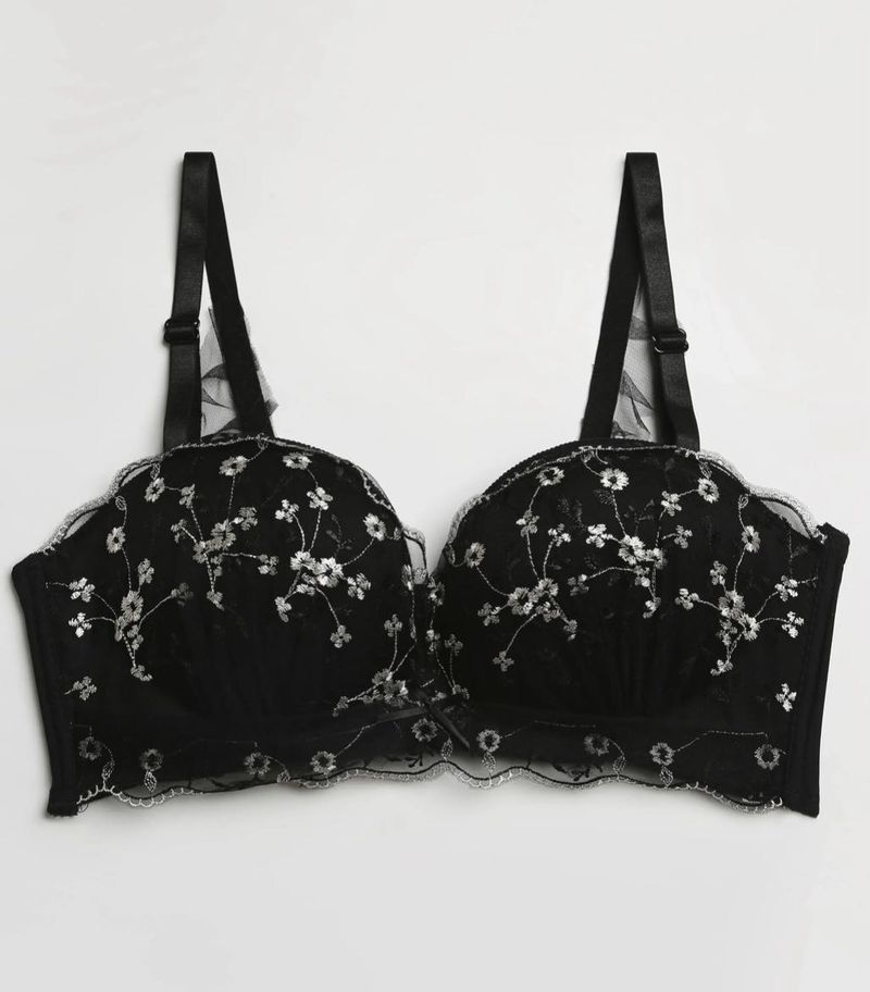 Savan Black Bra