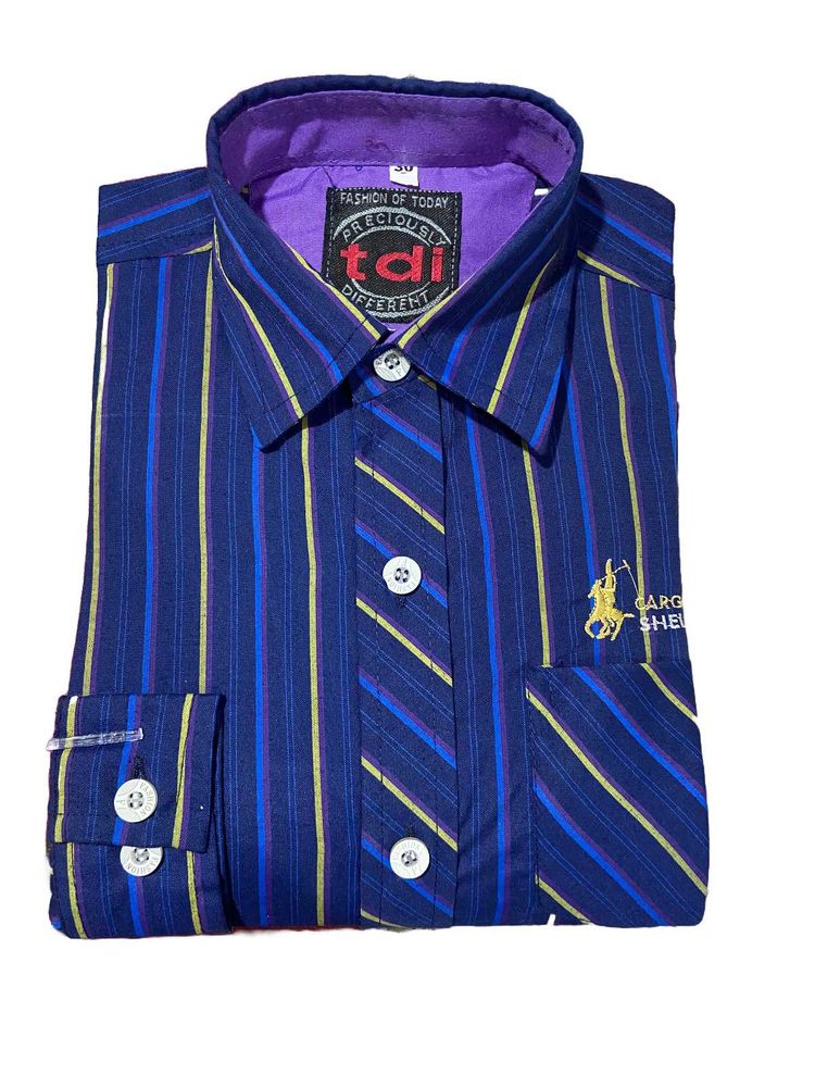 Striped Cotten Boys Shirt