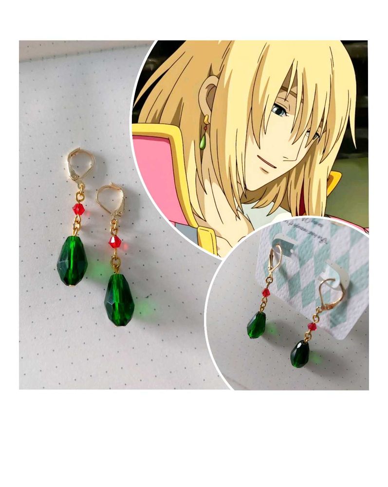 Howl&#39;s Moving Castle Anime Inspired Earrings