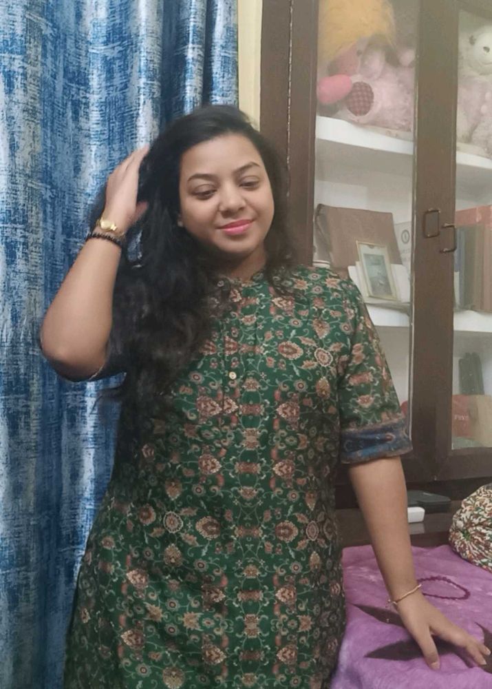 Green Silk Kurta