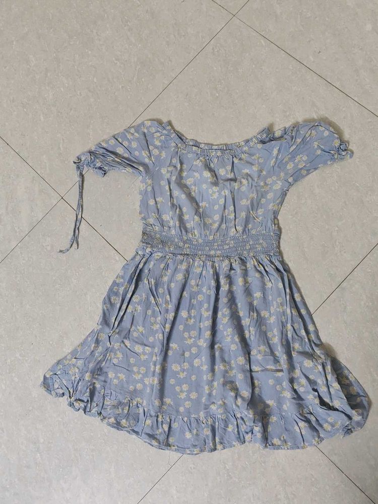 Floral Print Mini Dress