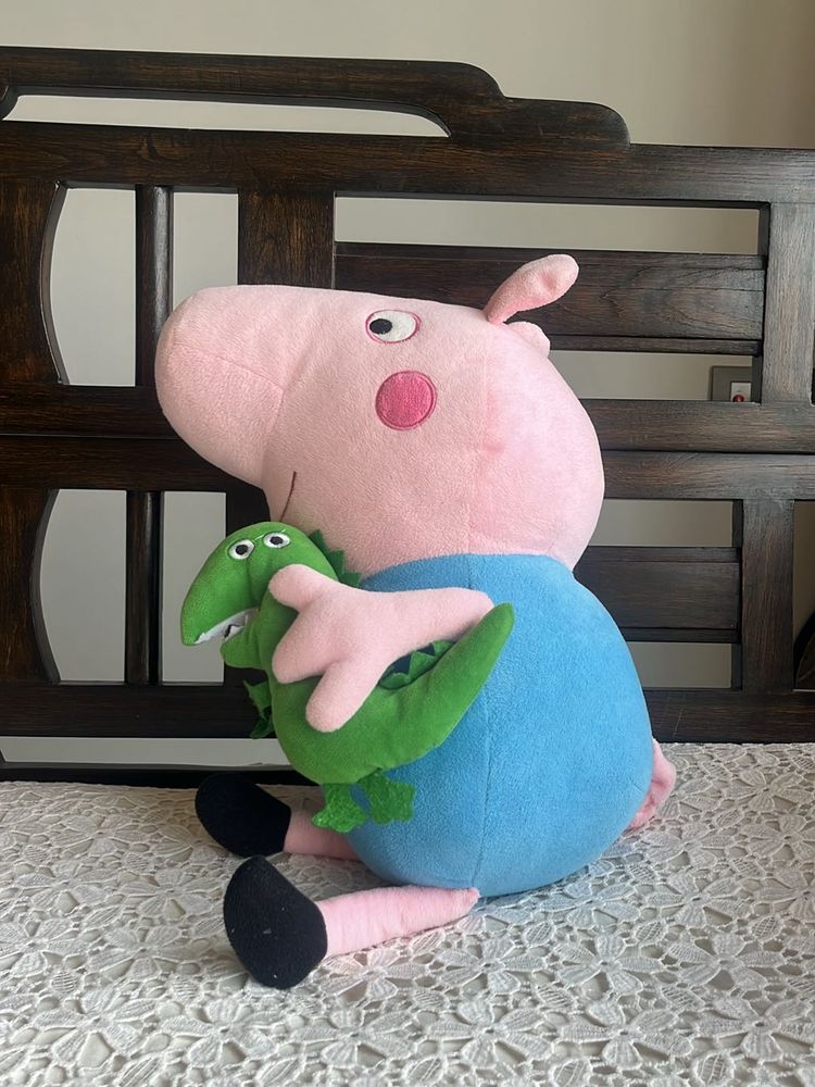 Peppa Pig Plush Toy with Dinosaur