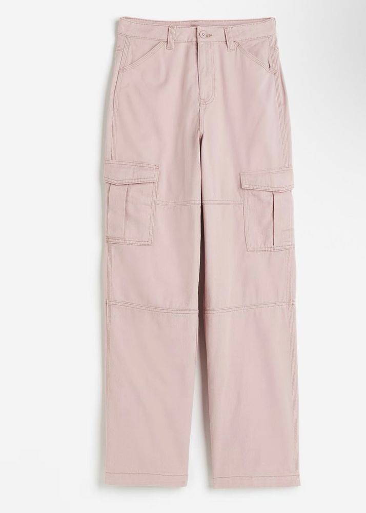 Pink Cargo Pants