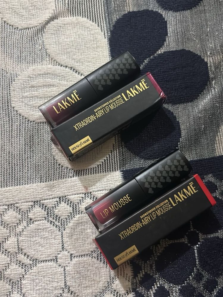 💄 Lakme Xtraordin-Airy Lip Mousse Combo – Set of