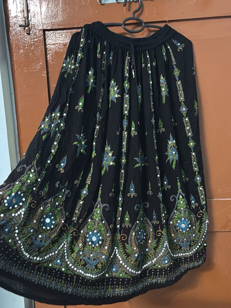 Boho Print Ethnic Skirt
