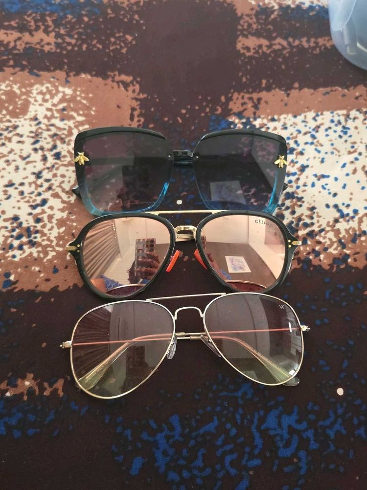 Stylish Sunglasses - 3 Pairs
