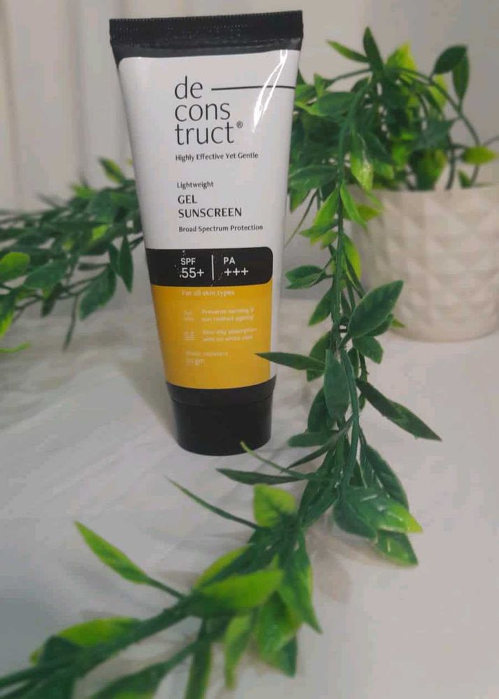 Deconstruct Gel Sunscreen SPF55+,PA+++, 50g