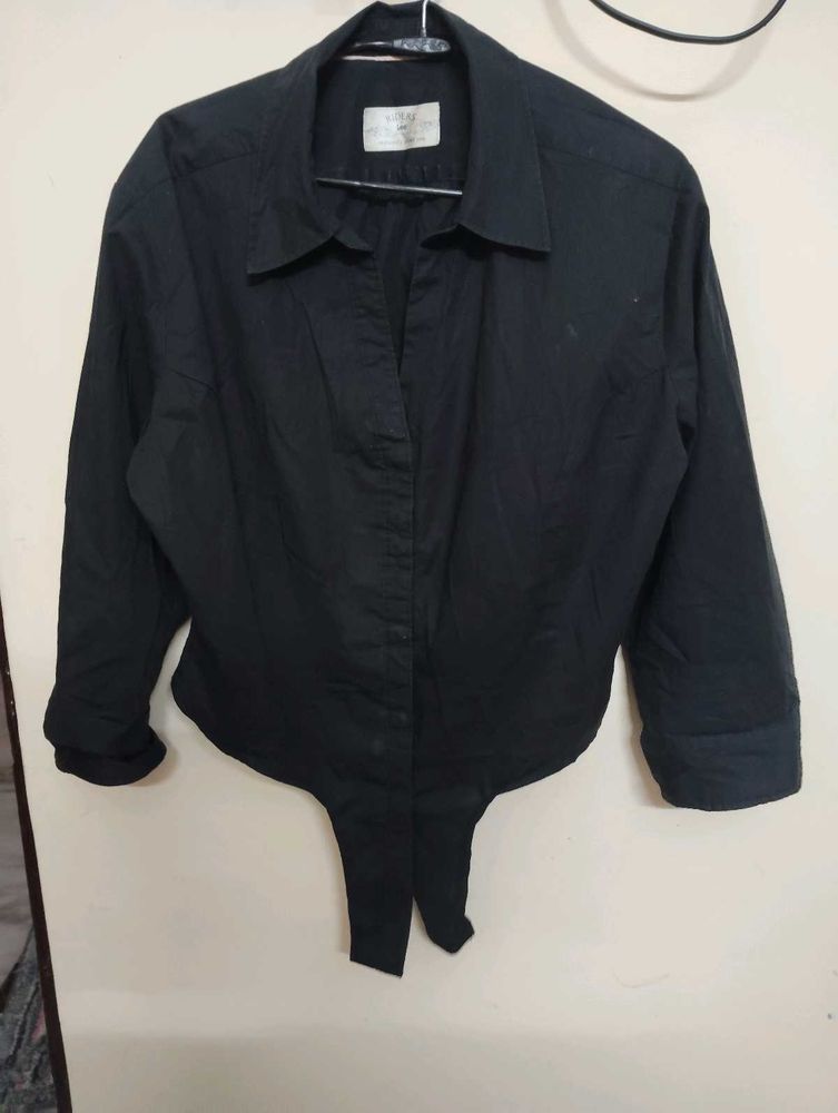 Black Bodysuit Shirt