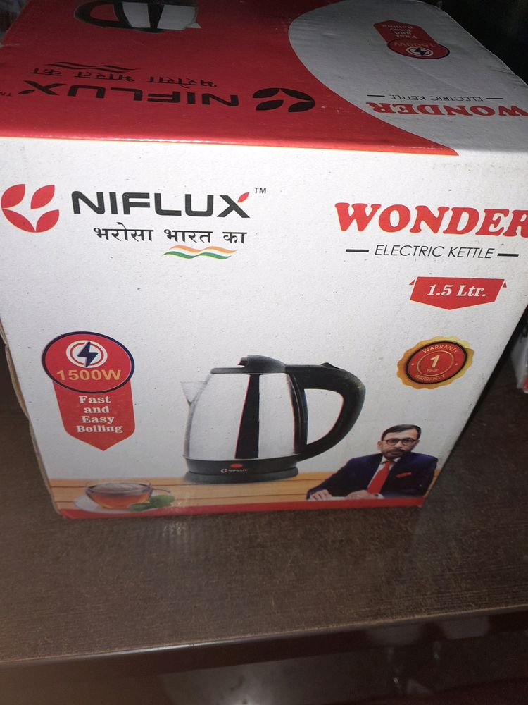 Niflux Electric Kettle 1.5 Litre