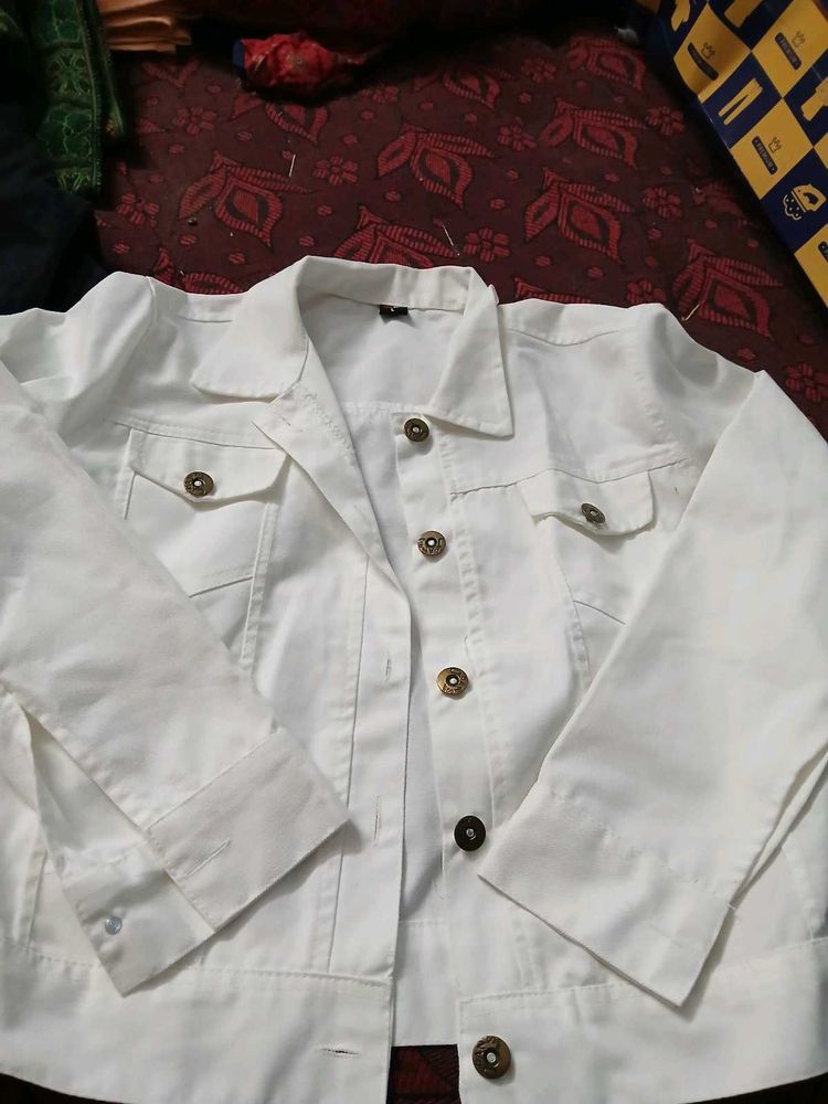 White Denim Jacket