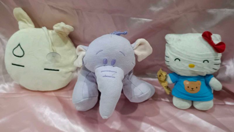 Combo Of 3 Imported Plushies Toys