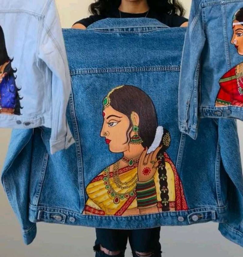 Hand Painted Denim Jacket