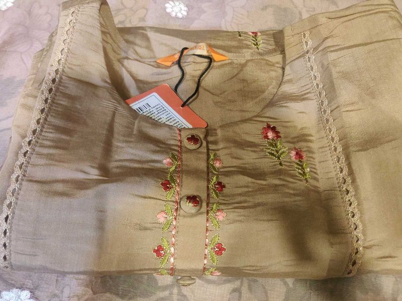 beautiful beige kurta