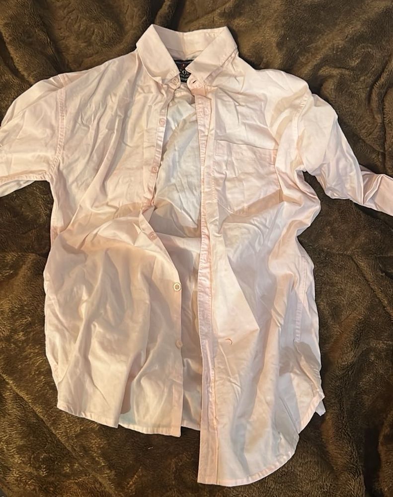 Pink Button-Down Shirt