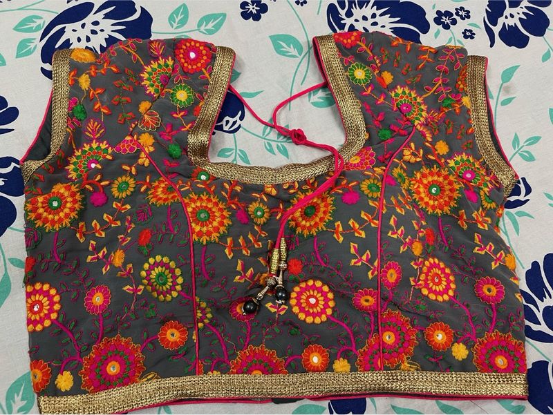 Dark Grey Padded Blouse