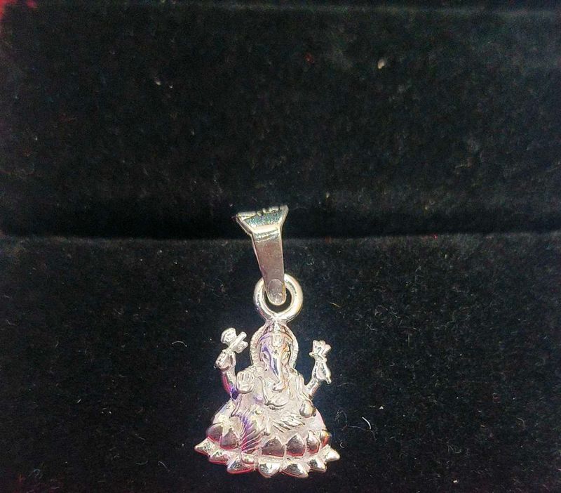 Silver Ganesh Pendant